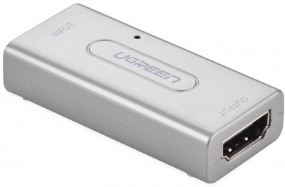 Усилитель видео сигнала HDMI Ugreen 40265 <SILVER, усиление до 45М; 40265>