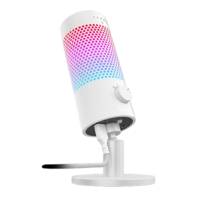 Микрофон Bloody GM50 Pro White <4 режима, RGB, Win, PS5, Mac>