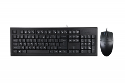 Клавиатура+мышь A4tech KR-8520D USB, Black, Slim, 800DPI/4000FPS