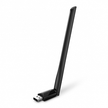 Сетевой адаптер беспроводной USB высокого усиления AC600 Tp-Link Archer T2U Plus