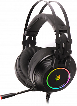 Наушники+микрофон игровые Bloody G528C <USB, HIFI, 20Hz-20kHz, 32 Om, 100dB (1KHz), 2m>