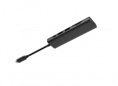 Адаптер A4tech DST-60C <100W, 1 x USB-C PD, 2 x USB 3.0, 4K HDMI@60Hz, 1 x TF, 1 x SD>