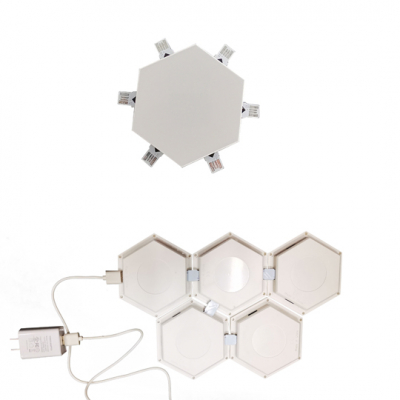 Набор декоративных LED панелей Hexagon Light 6 шт. (управление со смартфона)