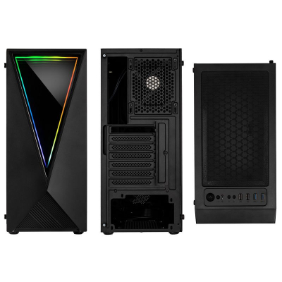 Корпус ПК без БП Kolink Void ARGB Midi Tower Case - Black Window Корпус ПК без БП Kolink Void ARGB Midi Tower Case - Black Window