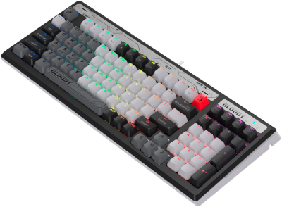 Клавиатура игровая Bloody B950 Grey <компакт, RGB-LED, USB, мех клавиатура переключателями>