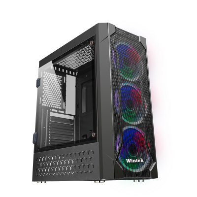 Корпус Wintek Rainbow K106 TG, ATX/Micro ATX, USB 1*3.0/2*2.0, 0,45 mm, 3*12cm SR Rainbow fan Корпус Wintek Rainbow K106 TG, ATX/Micro ATX, USB 1*3.0/2*2.0, 0,45 mm, 3*12cm SR Rainbow fan