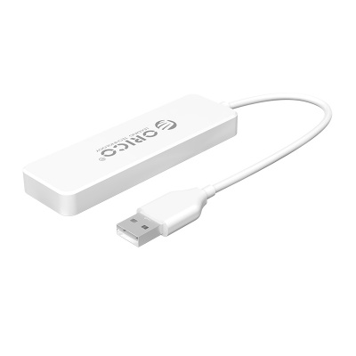 USB Хаб ORICO FL01-WH-BP <USB2.0х4, 30cm, 480Mbps, White>