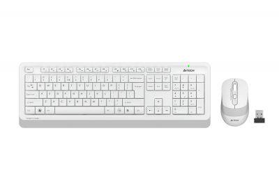 Клавиатура+мышь беспроводная A4tech Fstyler FG1010S-White USB