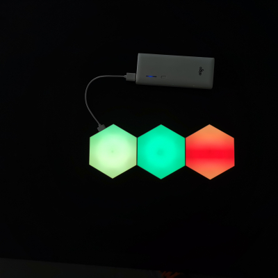 Набор декоративных LED панелей Hexagon Light 6 шт. (управление со смартфона)