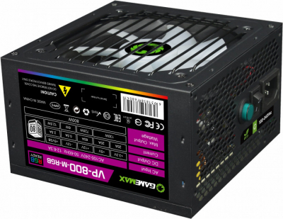 Блок питания ПК  800W GameMax VP-800-RGB-M