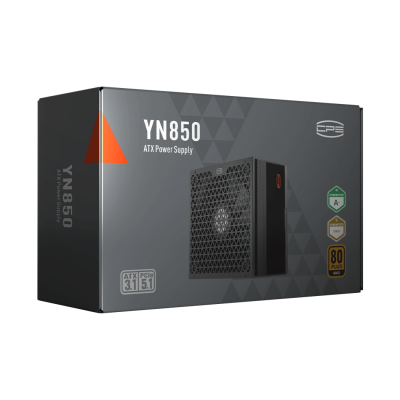 Блок питания PCCooler YN850, 850W, Modular, 80+ GOLD, Fan 135mm, P5-YN850-G1F