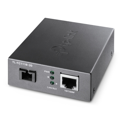 Оптический медиаконвертер FE WDM TP-LINK TL-FC111B-20 <100BASE, 1310/1550nm, BiDi, 20 км, SC> Оптический медиаконвертер FE WDM TP-LINK TL-FC111B-20 <100BASE, 1310/1550nm, BiDi, 20 км, SC>