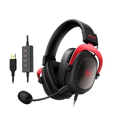 Гарнитура игровая Edifier G50 Black <охватывающие, 20-20000Hz, 7.1, USB>