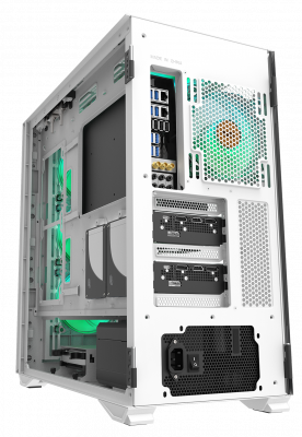 Корпус ПК без БП DarkFlash DLX22 White <EATX, 2x3.5, 1xUSB 3.0, 1xUSB2.0, 1xType C, Audio>