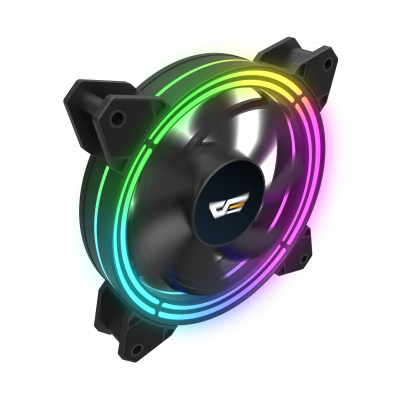 Вентилятор для корпуса DarkFlash CF11 PRO 5IN1 <6Pin, 120*120*25mm, 1200RPM, 22dBA, Гидроподшипник>