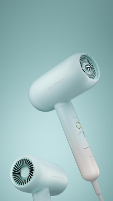 Фен для волос Xiaomi Enchen Hair Dryer Air 2 Plus бирюзовый