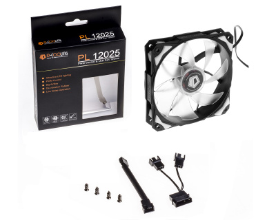 Вентилятор для корпуса ID-Cooling PL-12025-W WHITE LED