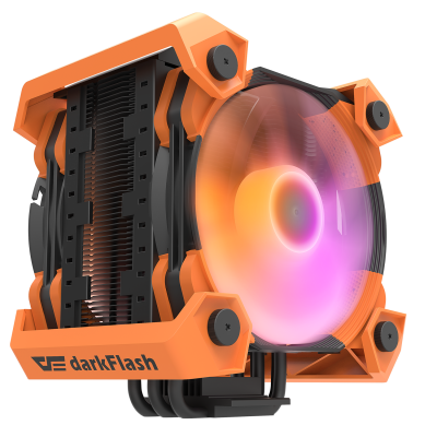 Вентилятор DarkFlash Ellsworth S2X <RGB,Intel 1200/115x/775, AMD AM4/AM3+/AM2/FM1/2, TDP200W>