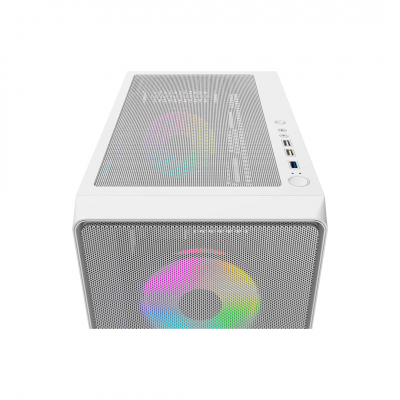 Корпус ПК без БП Ocypus Gamma C60 WH ARGB ATX/mATX/ITX 3xUSB Белый Gamma-C60-WHG400XX-GL