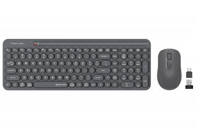Клавиатура+мышь беспроводная A4tech Fstyler FG3300 Air Grey