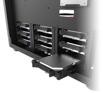 Корпус ПК без БП DarkFlash DF800 <EATX, 9x3.5, 7x2.5, 2xUSB 3.0, 2xUSB2.0, Audio, 552*271*771mm>