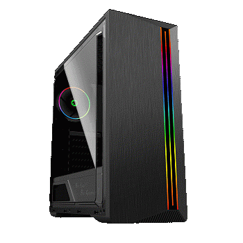 Корпус ПК без БП GameMax Shine G517 <ATX, 1x120mm RGB, USB 2.0х2, USB3.0х1, HD Audio, 458х206х456mm>