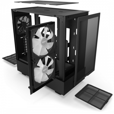 Корпус NZXT H5 Flow RGB черный