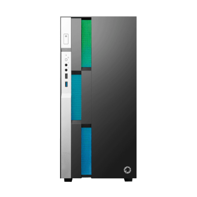 Корпус ПК без БП GameMax Brufen C3 COC BW <ATX, Tempered Glass, (L)360*(W)210*(H)440mm>