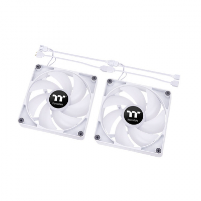 Вентилятор для корпуса Thermaltake CT140 ARGB PC Cooling Fan White 2 Pack/ARGB, CL-F154-PL14SW-A