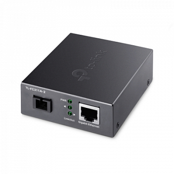 Оптический медиаконвертер GbE WDM TP-LINK TL-FC311A-2 <100/1000M, 1550/1310nm, BiDi, 2 км, SC>