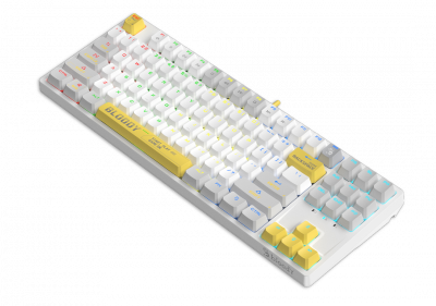 Клавиатура игровая Bloody S87 WHITE