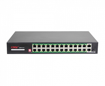 Коммутатор PoE 24-портовый ONV-H1024PLD long distance