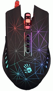 Мышь игровая Bloody P81A RGB USB <5000 CPI, 3.61Mpixels/sec, 125~1,000Hz/sec, 1.8m>