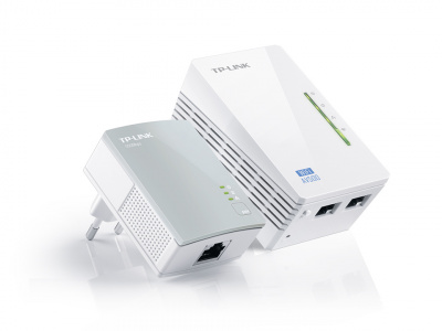Сетевой адаптер Powerline TP-Link TL-WPA4220KIT Сетевой адаптер Powerline TP-Link TL-WPA4220KIT