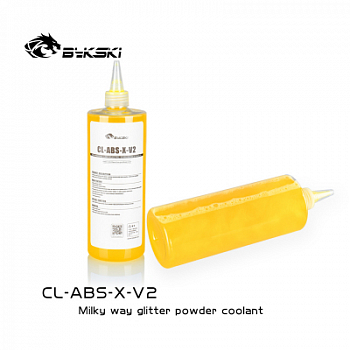 Жидкость для водяного охлаждения Bykski CL-ABS-X-V2 <500ML Yellow>