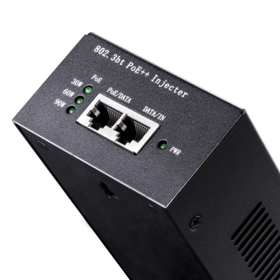 Инжектор PoE++ GbE CUDY POE400 <90W Gigabit PoE+/PoE Injector>