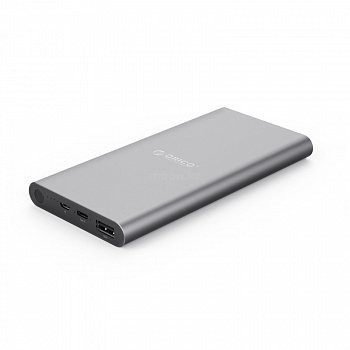 Портативный аккумулятор ORICO T1-V1-BK <Smart, USB и Type-C, 10000 мАч, 8A-12A, 151*76*14* mm>v2