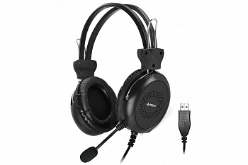 Наушники+микрофон A4tech HU-30 <USB, 20Hz-20kHz, 32 Om, 102dB, 2m>