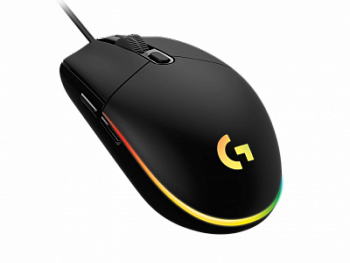 Мышь игровая проводная USB Logitech G102 <910-005823 LIGHTSYNC, Black>