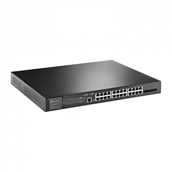 Коммутатор PoE+ управляемый GbE 24-портовый Tp-Link SG3428XMP