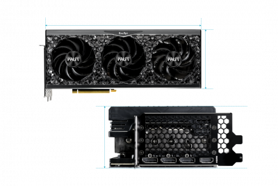 Видеокарта Palit PCI-E RTX4080 GameRock OmniBlack <16 GB, GDDR6X, 256-bit, HDMI, DisplayPort x 3>