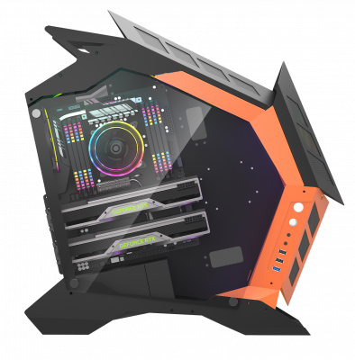 Корпус ПК без БП DarkFlash Knight K1 <ATX, 2x3.5, 1xUSB 3.0, 2xUSB2.0, Audio, 572*210*560mm>