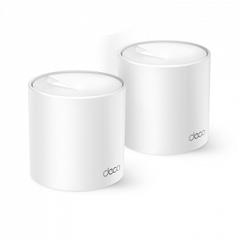 Домашняя Mesh Wi-Fi система GbE AX1500 Tp-Link Deco X10 (2 устройства)