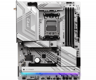 Материнская плата ASRock X870 PRO RS WIFI AM5 4xDDR5 4xSATA3 3xM.2 1xHDMI 2xType-C ATX
