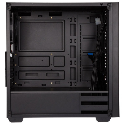 Корпус ПК без БП Kolink Stronghold Midi-Tower, Tempered Glass - black Window , ARGB