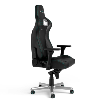 Игровое кресло Noblechairs EPIC Mercedes-AMG Petronas <Экокожа, подлокотник 4D, газлифт 4> Игровое кресло Noblechairs EPIC Mercedes-AMG Petronas <Экокожа, подлокотник 4D, газлифт 4>