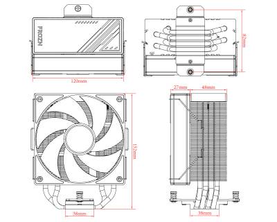 Вентилятор ID-Cooling FROZN A410 ARGB <1851/1700/1200/AM5, TDP220W, 120mm, 4PIN> Вентилятор ID-Cooling FROZN A410 ARGB <1851/1700/1200/AM5, TDP220W, 120mm, 4PIN>