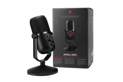 Микрофон Thronmax M4 Mdrill Zero Jet Black 48Khz RGB Микрофон Thronmax M4 Mdrill Zero Jet Black 48Khz RGB