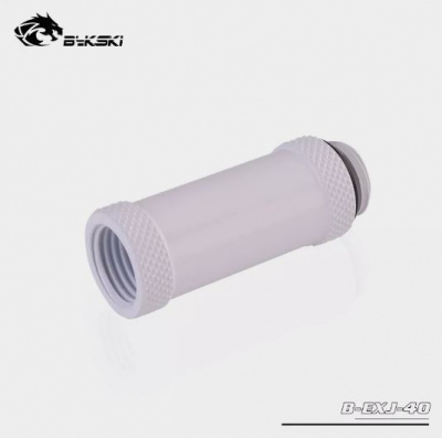 Фитинг удлинитель резьбовой Bykski B-EXJ-40 <40мм, Размер резьбы: G1/4, White>