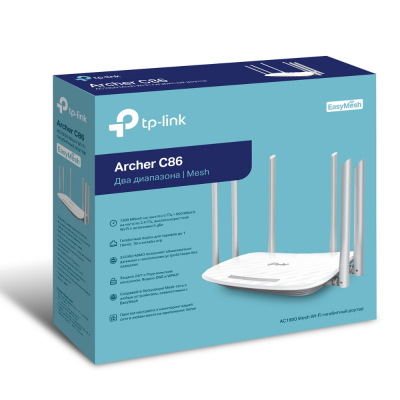 Маршрутизатор беспроводной AC1900 GbE Tp-Link Archer C86 Маршрутизатор беспроводной AC1900 GbE Tp-Link Archer C86